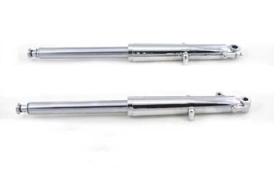 24-0754 - 41mm Fork Tube Assembly with Chrome Sliders by V-Twin