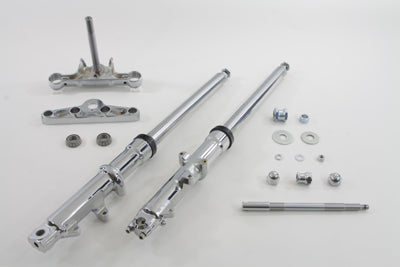 24-0761 - 41mm Wide Glide Fork Assembly with Chrome Sliders by V-Twin