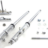 24-0761 - 41mm Wide Glide Fork Assembly with Chrome Sliders by V-Twin