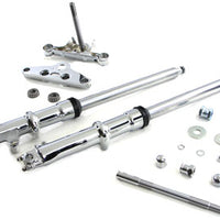 24-0761 - 41mm Wide Glide Fork Assembly with Chrome Sliders by V-Twin