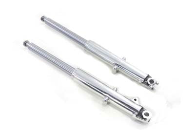 24-0791 - 41mm Hard Chrome Fork Slider Assembly with Polished Sliders by V-Twin