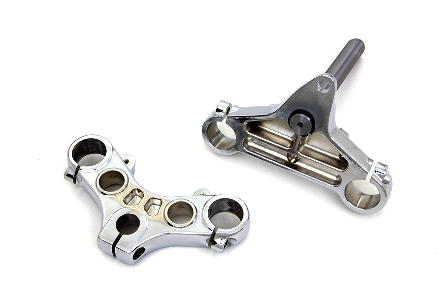 24-0879 - Triple Tree Set Chrome by V-Twin