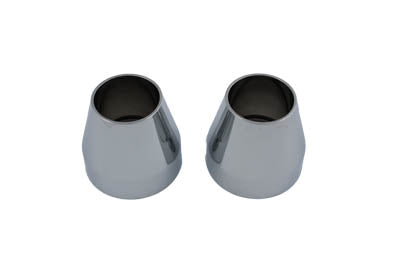24-0937 - Fork Dust Shield Chrome Billet Alloy by V-Twin