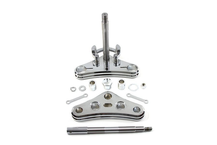 24-0958 - 41mm Triple Tree Conversion Kit Chrome by V-Twin