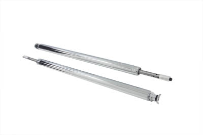 24-0964 - Hard Chrome Fork Tube Assembly 8  Over Stock by V-Twin