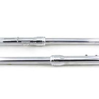 24-0970 - 49mm Fork Slider Assembly with Chrome Sliders by V-Twin