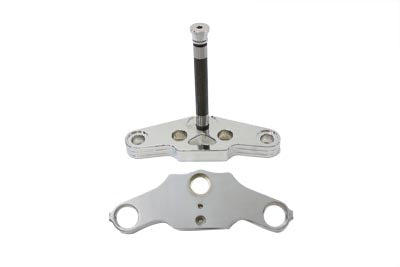 24-1031 - 5? Inverted Triple Tree Set Ball Milled Billet by V-Twin