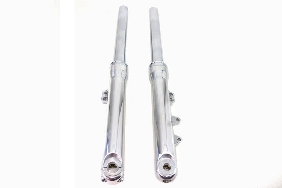 24-1033 - 49mm Fork Slider Assembly with Polished Sliders by V-Twin