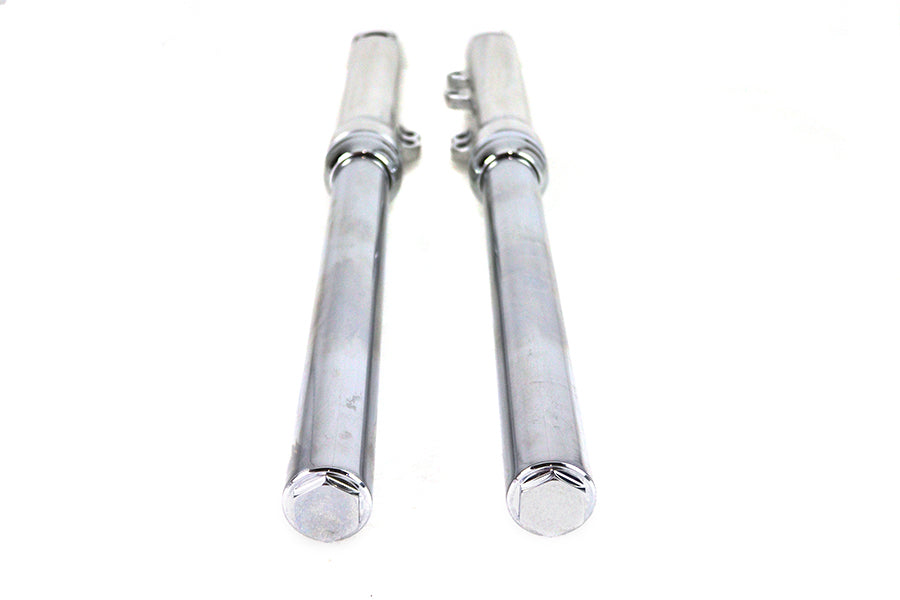 24-1033 - 49mm Fork Slider Assembly with Polished Sliders by V-Twin