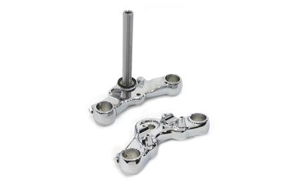 24-1037 - Chrome Triple Tree Kit by V-Twin