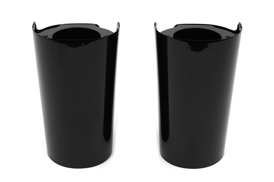 24-1048 - Black Fork Slider Cover Set by V-Twin