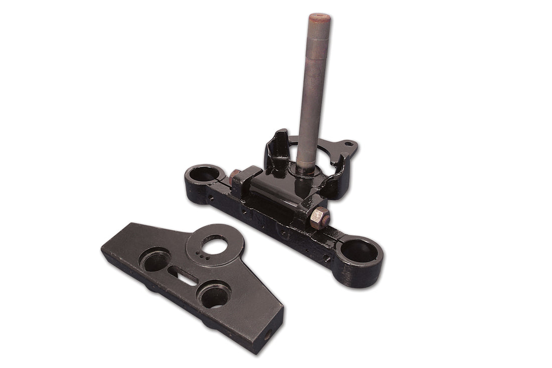 24-1055 - Black Adjustable Triple Tree Set by V-Twin