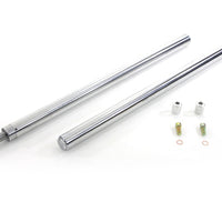 24-1066 - 49mm Fork Tube Assembly +6 Over Stock by V-Twin