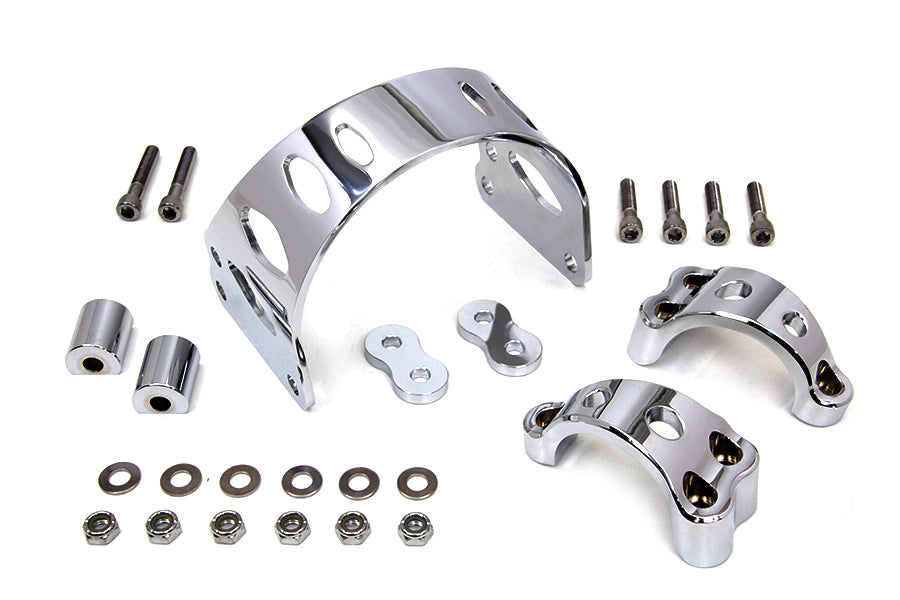 24-1075 - 49mm Chrome Tomahawk Front Fork Brace by V-Twin