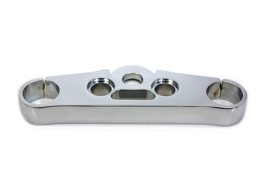 24-1202 - FXDWG Top Triple Tree Chrome by V-Twin