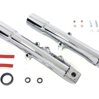 24-1215 - 41mm Chrome Fork Slider Set by V-Twin