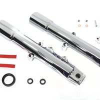24-1215 - 41mm Chrome Fork Slider Set by V-Twin