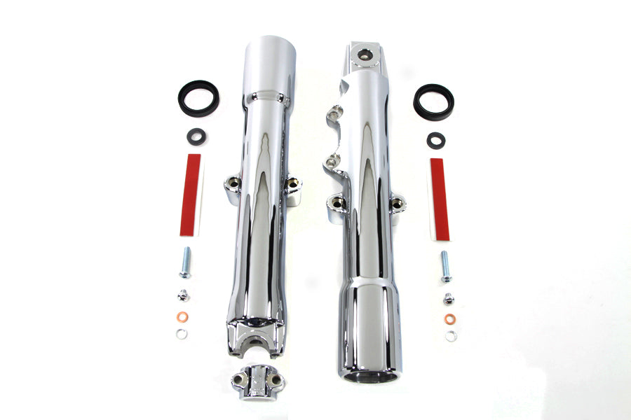 24-1215 - 41mm Chrome Fork Slider Set by V-Twin