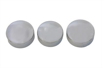 24-1278 - 39mm Fork Stem Nut Cover Chrome Dome Style by V-Twin