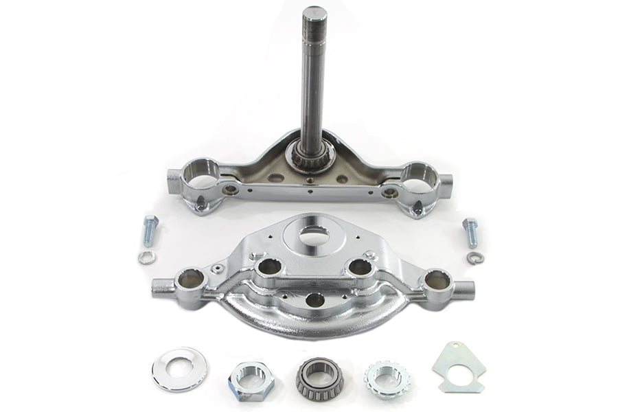 24-1314 - Replica Forged Steel Triple Tree Set Polished by V-Twin