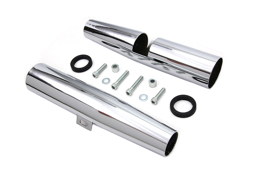 24-1315 - Chrome 39mm Fork Shrouds by V-Twin