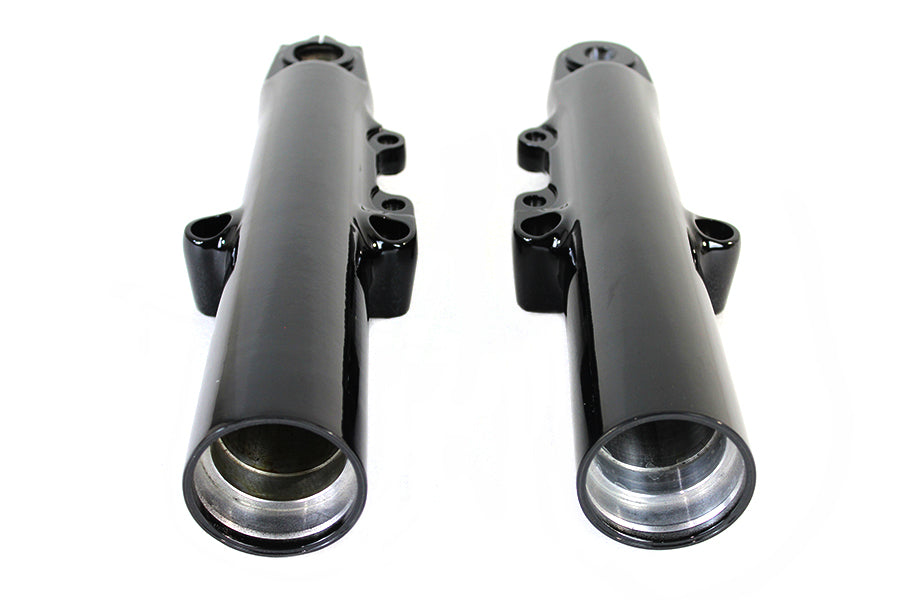24-1368 - Black 49mm Lower Fork Slider Set by V-Twin