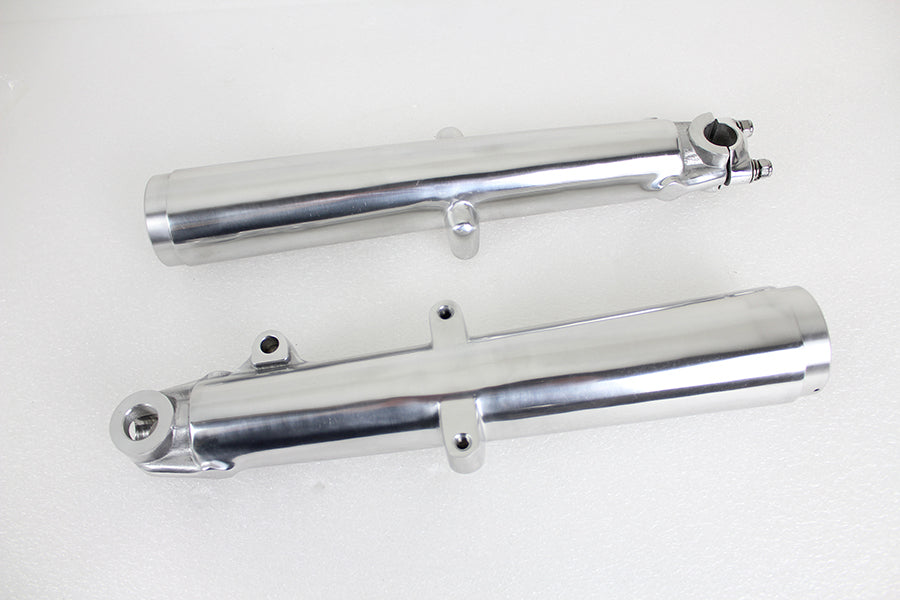24-1387 - 41mm Glide Fork Slider Set Polished by V-Twin