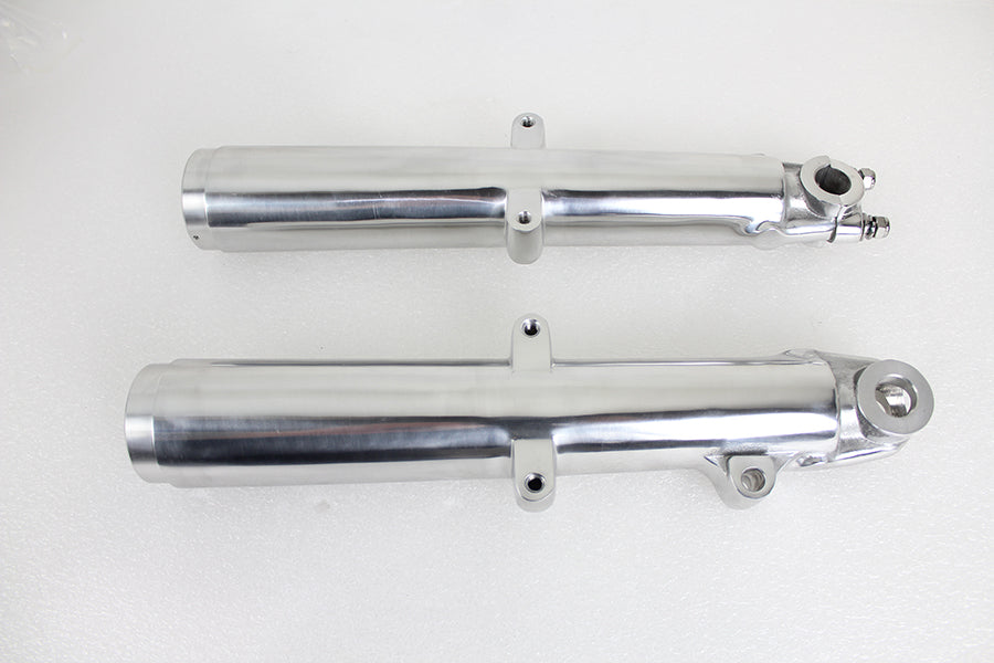 24-1387 - 41mm Glide Fork Slider Set Polished by V-Twin