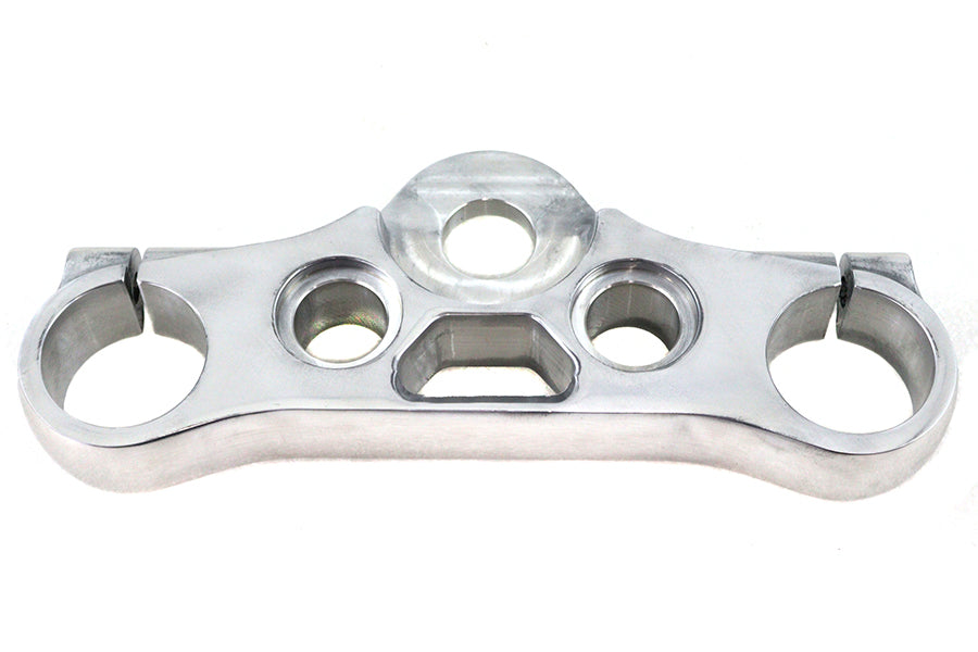 24-1420 - FXD Top Triple Tree Polished by V-Twin