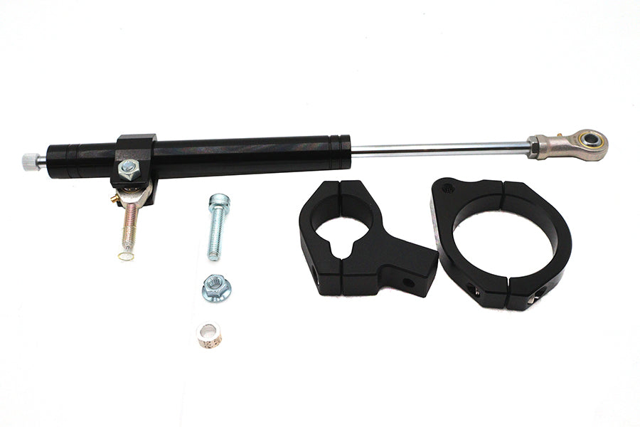 24-1428 - Black Fork Steering Damper Kit by V-Twin