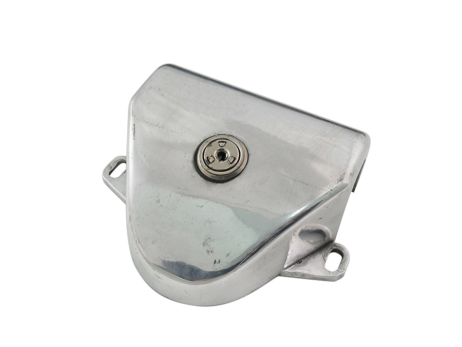 24-1470 - Polished Handlebar Clamp Cover by V-Twin