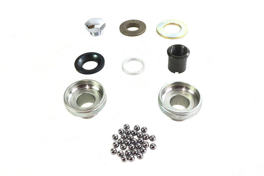 24-1474 - Zinc Plated Fork Neck Cup Kit by V-Twin