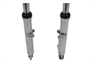 24-1510 - Fork Assembly with Polished Sliders 4  Over Stock by V-Twin