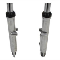 24-1510 - Fork Assembly with Polished Sliders 4  Over Stock by V-Twin