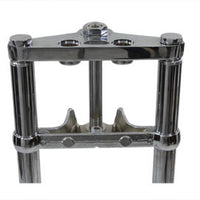 24-1513 - Fork Assembly with Polished Sliders 10 inch Over Stock by V-Twin