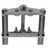 24-1528 - Fork Assembly with Chrome Sliders 6  Over Stock by V-Twin