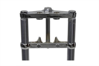 24-1541 - Fork Assembly with Chrome Sliders 4  Over Stock by V-Twin