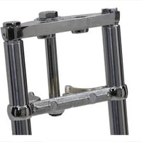 24-1541 - Fork Assembly with Chrome Sliders 4  Over Stock by V-Twin