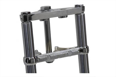 24-1542 - Fork Assembly with Chrome Sliders 6  Over Stock by V-Twin