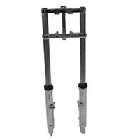 24-1545 - Fork Assembly with Chrome Sliders 12  Over Stock by V-Twin