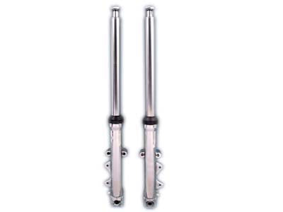 24-1603 - Factory Sample Dual Disc 41mm Fork Slider Assembly Chrome by V-Twin