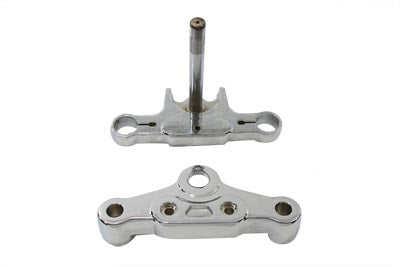 24-1629 - Factory Sample Deuce Style Chrome Triple Tree Set by V-Twin