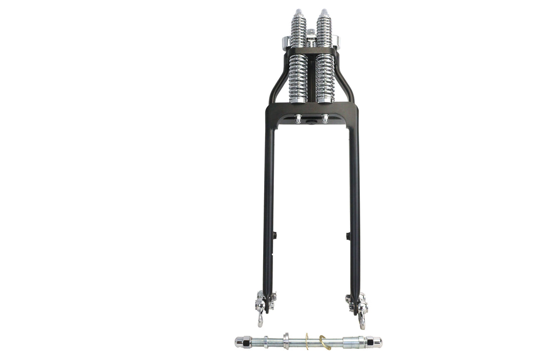 24-1633 - Factory Sample 20 inch Inline Spring Fork Kit Black by V-Twin
