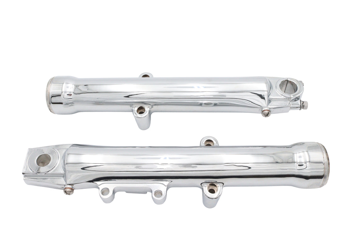 24-1636 - Factory Sample Chrome Lower Fork Slider Set by V-Twin