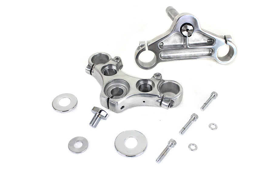 24-1652 - FXD 39mm Triple Tree Set Polished by V-Twin