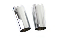 24-1672 - Upper Fork Slider Cover Set Chrome by V-Twin