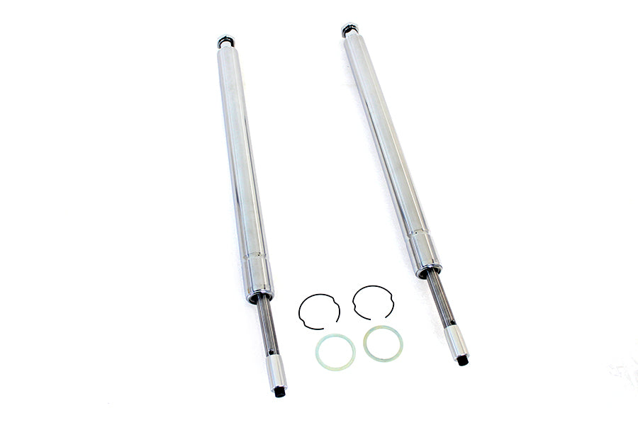 24-1733 - Hard Chrome 41mm Fork Tube Assembly 20-7/8 inch Total Length by V-Twin