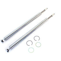 24-1733 - Hard Chrome 41mm Fork Tube Assembly 20-7/8  Total Length by V-Twin