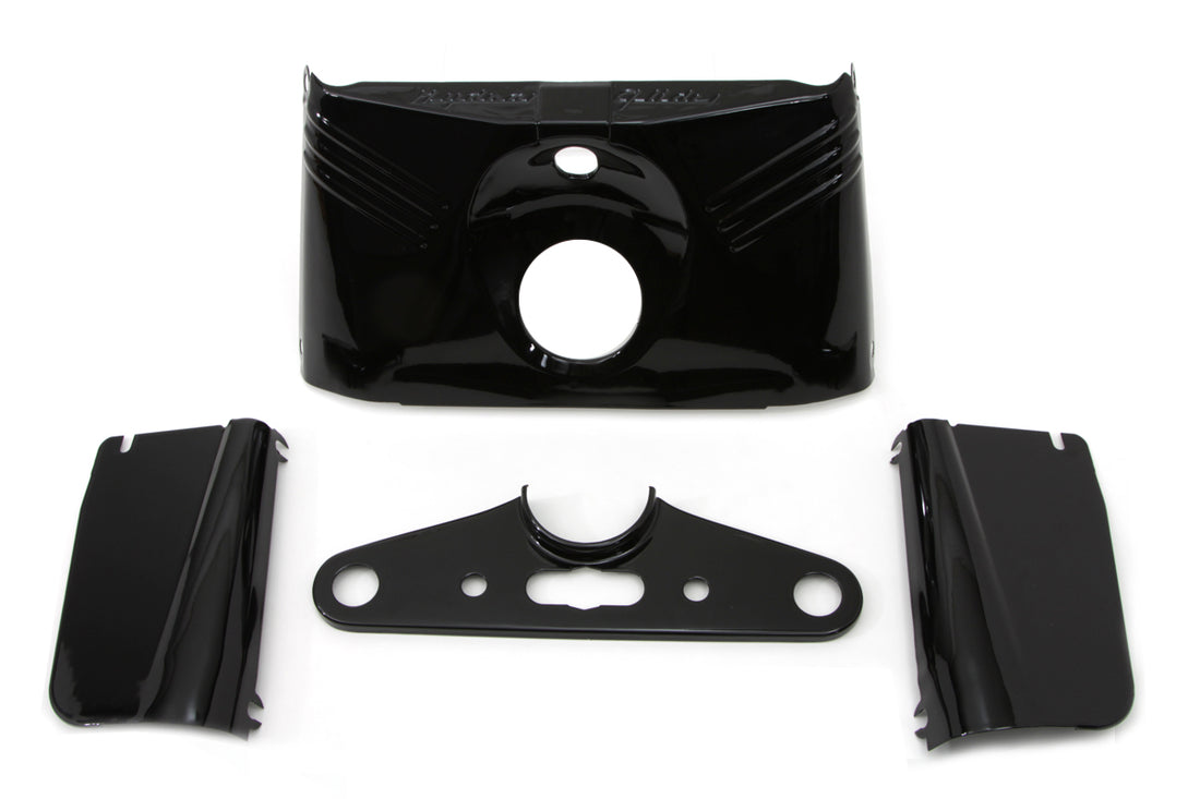 24-1753 - Replica Triple Tree Cover Kit Black by V-Twin