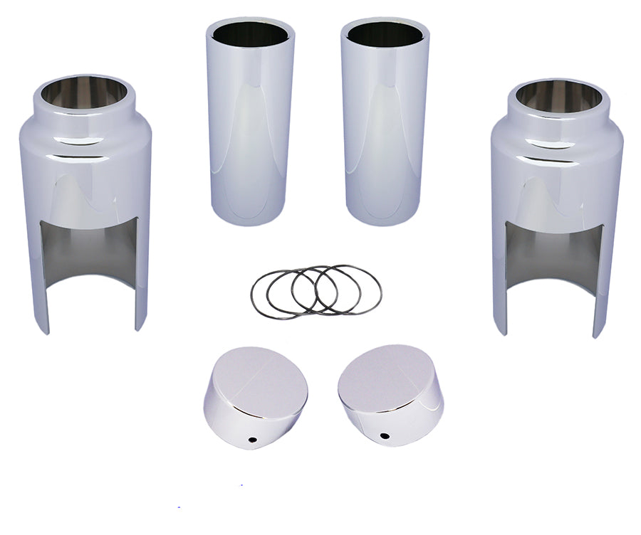24-1770 - Softail Breakout Fork Cover Kit Chrome by V-Twin